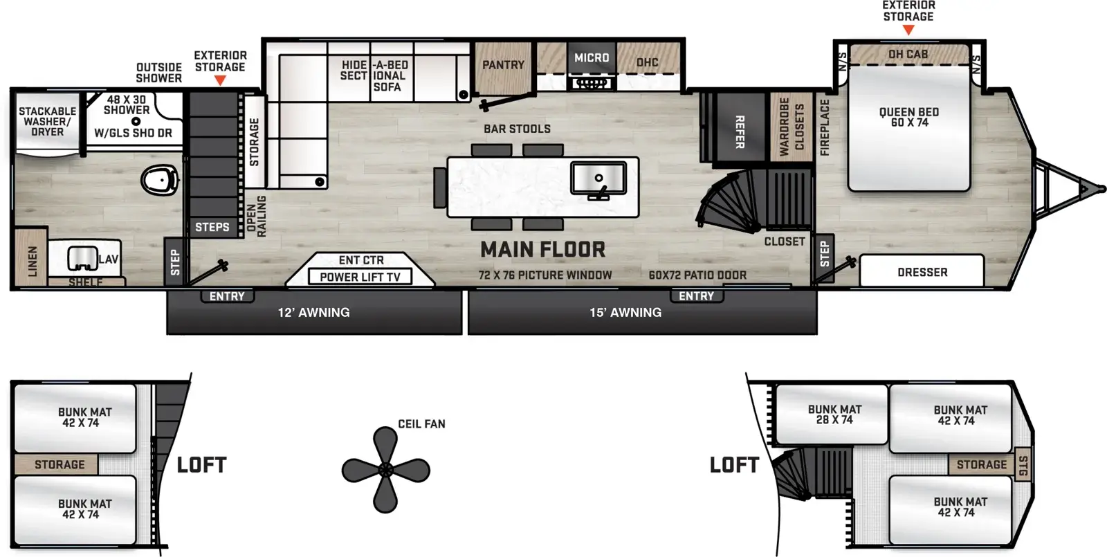 2026-Catalina-Destination-Series-42CONDO-Destination-Trailers-w_Loft-Web-Floorplan-Large306748